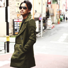 画像をギャラリービューアに読み込む, DOWBL/ ダブル/ Double Crest Melton Chester Coat  【全4色】