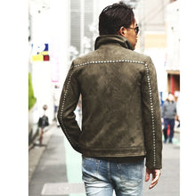 画像をギャラリービューアに読み込む, DOWBL/ ダブル/ Studs Suede Dress Jacket  【全2色】