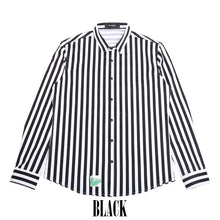 画像をギャラリービューアに読み込む, DOWBL/ ダブル/ Leaf Icon Striped Dress Shirts  【全2色】