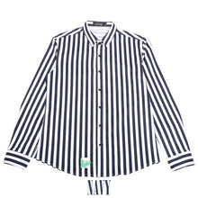 画像をギャラリービューアに読み込む, DOWBL/ ダブル/ Leaf Icon Striped Dress Shirts  【全2色】