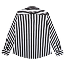 画像をギャラリービューアに読み込む, DOWBL/ ダブル/ Leaf Icon Striped Dress Shirts  【全2色】