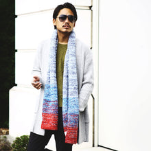 画像をギャラリービューアに読み込む, DOWBL/ ダブル/ Low Guage Knit Shawl Gown  【全1色】