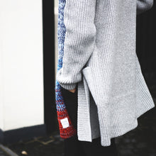 画像をギャラリービューアに読み込む, DOWBL/ ダブル/ Low Guage Knit Shawl Gown  【全1色】