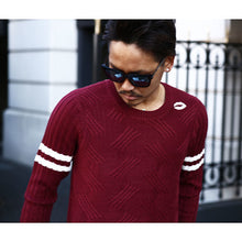 画像をギャラリービューアに読み込む, DOWBL/ ダブル/ Kiss Icon Sideline Crew Neck Knit  【全3色】