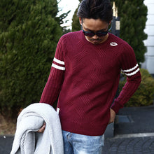 画像をギャラリービューアに読み込む, DOWBL/ ダブル/ Kiss Icon Sideline Crew Neck Knit  【全3色】