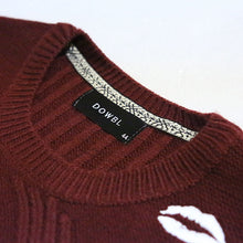 画像をギャラリービューアに読み込む, DOWBL/ ダブル/ Kiss Icon Sideline Crew Neck Knit  【全3色】