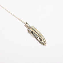 画像をギャラリービューアに読み込む, DOWBL/ ダブル/ Feather Rosary Zirconia Necklace  【全1色】