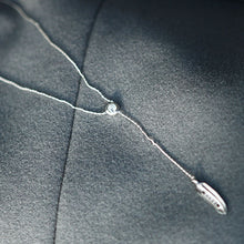画像をギャラリービューアに読み込む, DOWBL/ ダブル/ Feather Rosary Zirconia Necklace  【全1色】