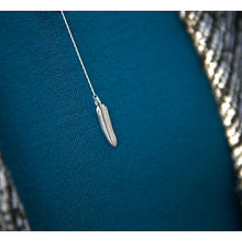 画像をギャラリービューアに読み込む, DOWBL/ ダブル/ Feather Rosary Zirconia Necklace  【全1色】