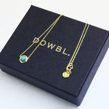 画像をギャラリービューアに読み込む, DOWBL/ ダブル/ Turquoise Gold Point Necklace  【全1色】