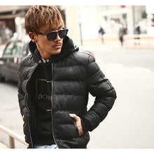 画像をギャラリービューアに読み込む, DOWBL/ ダブル/ Crack Leather Padding Rib Jacket  【全1色】