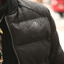 画像をギャラリービューアに読み込む, DOWBL/ ダブル/ Crack Leather Padding Rib Jacket  【全1色】