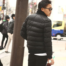 画像をギャラリービューアに読み込む, DOWBL/ ダブル/ Crack Leather Padding Rib Jacket  【全1色】