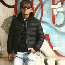 画像をギャラリービューアに読み込む, DOWBL/ ダブル/ Crack Leather Padding Rib Jacket  【全1色】