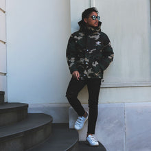 画像をギャラリービューアに読み込む, DOWBL/ ダブル/ Camouflage Hooded Twill Padding Jacket  【全1色】