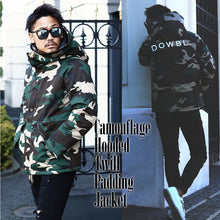 画像をギャラリービューアに読み込む, DOWBL/ ダブル/ Camouflage Hooded Twill Padding Jacket  【全1色】