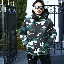 画像をギャラリービューアに読み込む, DOWBL/ ダブル/ Camouflage Hooded Twill Padding Jacket  【全1色】