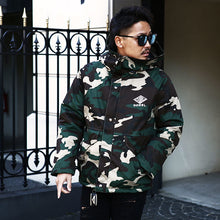 画像をギャラリービューアに読み込む, DOWBL/ ダブル/ Camouflage Hooded Twill Padding Jacket  【全1色】