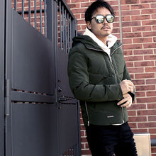 画像をギャラリービューアに読み込む, DOWBL/ ダブル/ Fascinate Quilting Standhooded Jacket  【全2色】