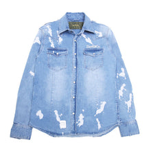 画像をギャラリービューアに読み込む, DOWBL/ ダブル/ D&amp;Co Chainstitch Bleach Denim Shirt  【全3色】