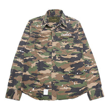 画像をギャラリービューアに読み込む, DOWBL/ ダブル/ D&amp;Co Chainstitch Bleach Denim Shirt  【全3色】