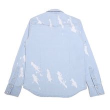 画像をギャラリービューアに読み込む, DOWBL/ ダブル/ D&amp;Co Chainstitch Bleach Denim Shirt  【全3色】
