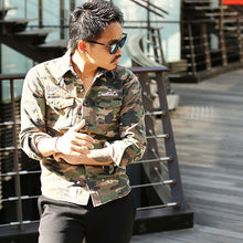 画像をギャラリービューアに読み込む, DOWBL/ ダブル/ D&amp;Co Chainstitch Bleach Denim Shirt  【全3色】