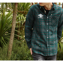 画像をギャラリービューアに読み込む, DOWBL/ ダブル/ Splash Gold Point Logo Checked Shirt  【全3色】