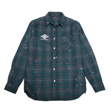 画像をギャラリービューアに読み込む, DOWBL/ ダブル/ Splash Gold Point Logo Checked Shirt  【全3色】