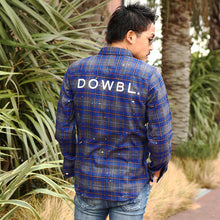 画像をギャラリービューアに読み込む, DOWBL/ ダブル/ Splash Gold Point Logo Checked Shirt  【全3色】