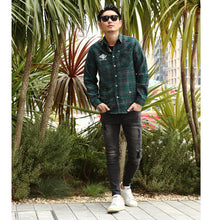 画像をギャラリービューアに読み込む, DOWBL/ ダブル/ Splash Gold Point Logo Checked Shirt  【全3色】