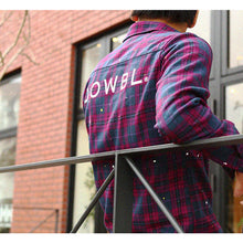 画像をギャラリービューアに読み込む, DOWBL/ ダブル/ Splash Gold Point Logo Checked Shirt  【全3色】