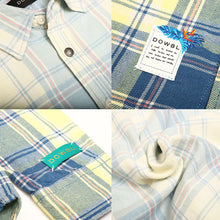 画像をギャラリービューアに読み込む, DOWBL/ ダブル/ Faded Flower Icon Checked Shirt  【全2色】