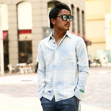 画像をギャラリービューアに読み込む, DOWBL/ ダブル/ Faded Flower Icon Checked Shirt  【全2色】