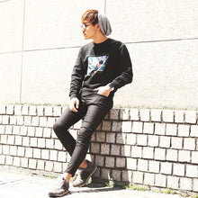 画像をギャラリービューアに読み込む, DOWBL/ ダブル/ Square Resort Photo Sweatshirt  【全4色】