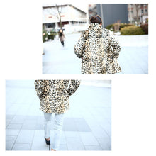 画像をギャラリービューアに読み込む, DOWBL/ ダブル/ Leopard Fur Touch Middle Coat  【全1色】