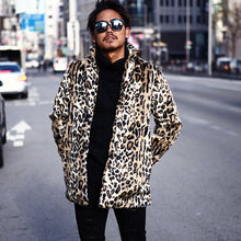 画像をギャラリービューアに読み込む, DOWBL/ ダブル/ Leopard Fur Touch Middle Coat  【全1色】