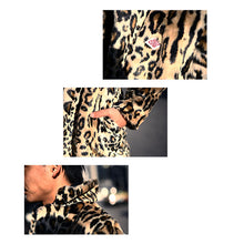画像をギャラリービューアに読み込む, DOWBL/ ダブル/ Leopard Fur Touch Middle Coat  【全1色】
