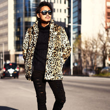 画像をギャラリービューアに読み込む, DOWBL/ ダブル/ Leopard Fur Touch Middle Coat  【全1色】