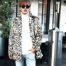 画像をギャラリービューアに読み込む, DOWBL/ ダブル/ Leopard Fur Touch Middle Coat  【全1色】