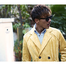 画像をギャラリービューアに読み込む, DOWBL/ ダブル/ Suede Color Gold Point Coat  【全2色】