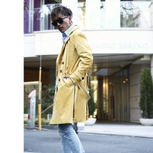 画像をギャラリービューアに読み込む, DOWBL/ ダブル/ Suede Color Gold Point Coat  【全2色】