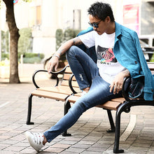 画像をギャラリービューアに読み込む, DOWBL/ ダブル/ Super Stretch Skinny Denim Pants  【全2色】