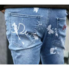 画像をギャラリービューアに読み込む, DOWBL/ ダブル/ Bleach Icon Biker Denim Skinny Pants  【全2色】