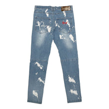 画像をギャラリービューアに読み込む, DOWBL/ ダブル/ Bleach Icon Biker Denim Skinny Pants  【全2色】