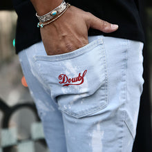 画像をギャラリービューアに読み込む, DOWBL/ ダブル/ Bleach Icon Biker Denim Skinny Pants  【全2色】