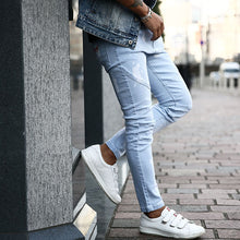 画像をギャラリービューアに読み込む, DOWBL/ ダブル/ Bleach Icon Biker Denim Skinny Pants  【全2色】