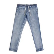 画像をギャラリービューアに読み込む, DOWBL/ ダブル/ Indigo Dyeing Sweat Line Pants  【全2色】