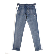 画像をギャラリービューアに読み込む, DOWBL/ ダブル/ Indigo Dyeing Sweat Line Pants  【全2色】