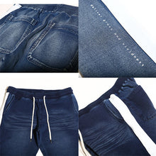 画像をギャラリービューアに読み込む, DOWBL/ ダブル/ Indigo Dyeing Sweat Line Pants  【全2色】